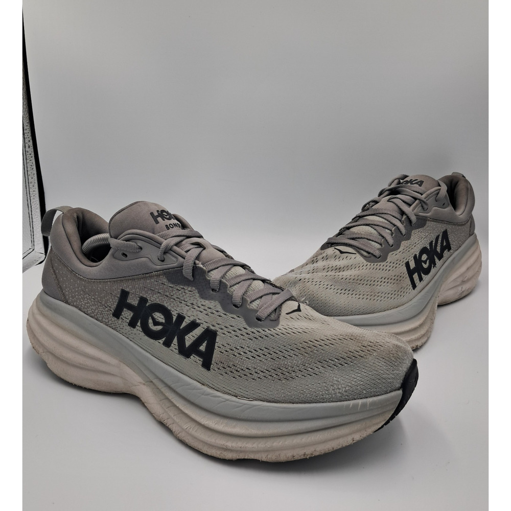 Size 11 - Hoka One One Bondi 8 Low Sharkskin - 1123202 SHMS - RETAIL $410